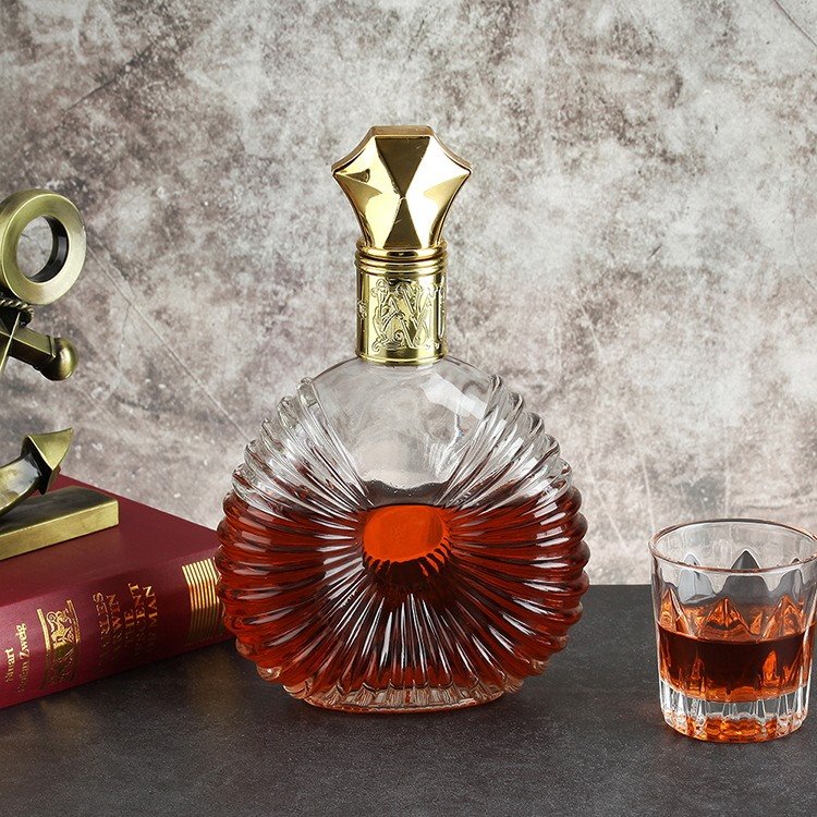 Rich Brandy glass bottle
