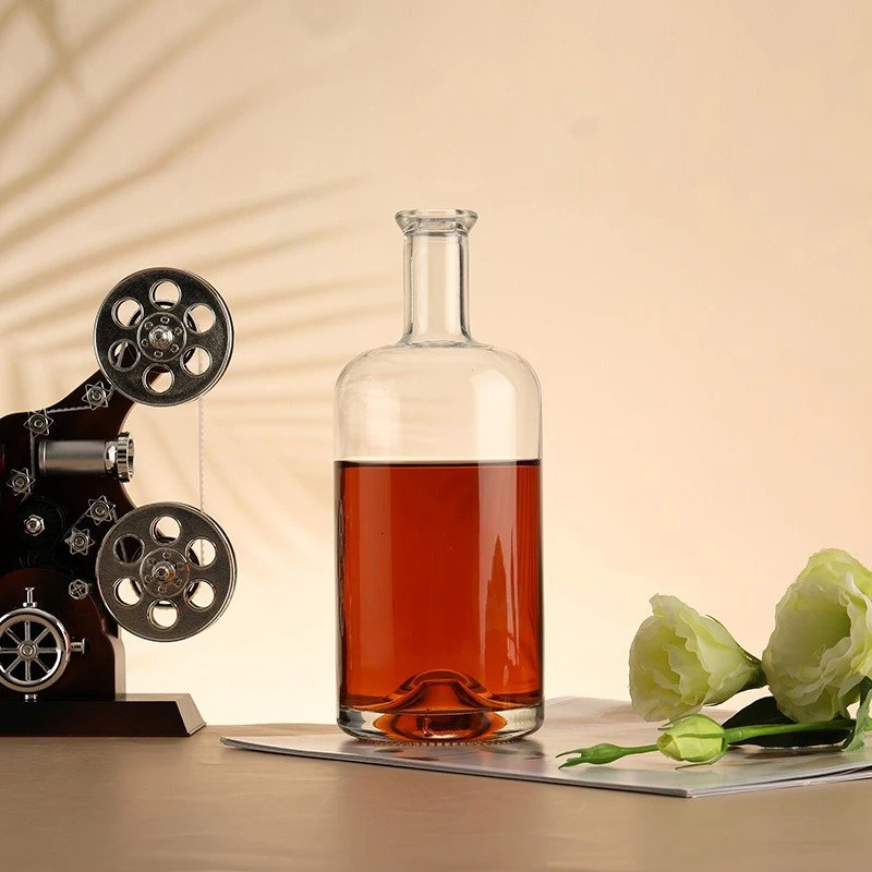 vintage glass wine bottles