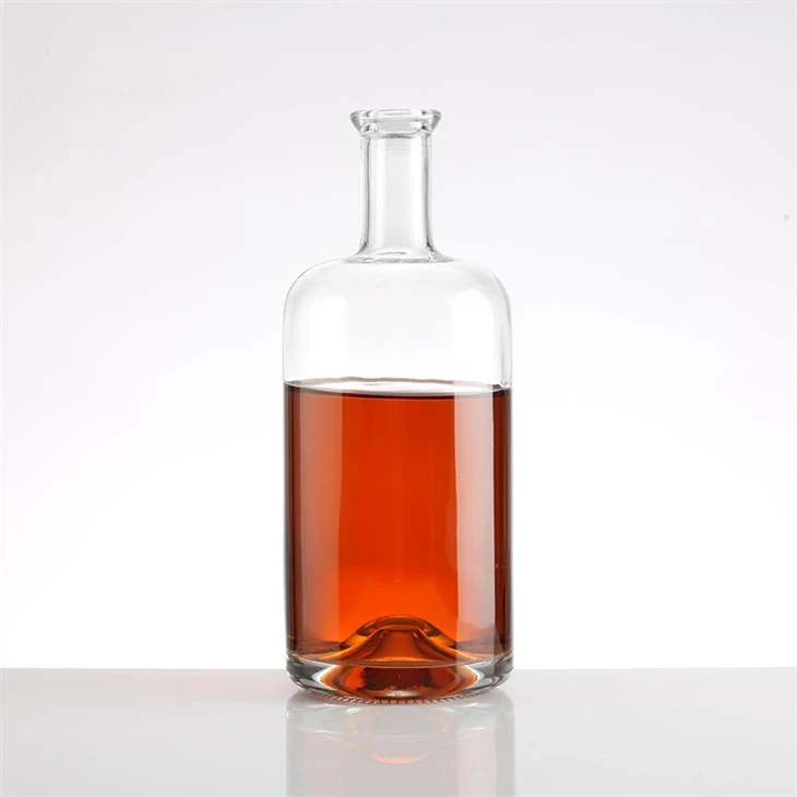 Botellas de alcohol de vidrio personalizadas de 500 ml