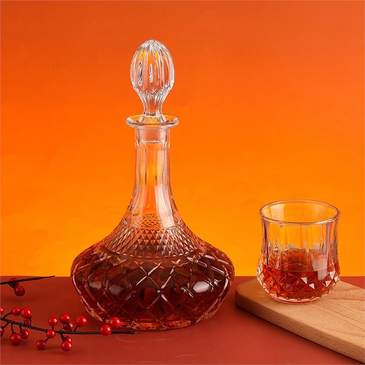 Envases de licor de cristal de 750 ml