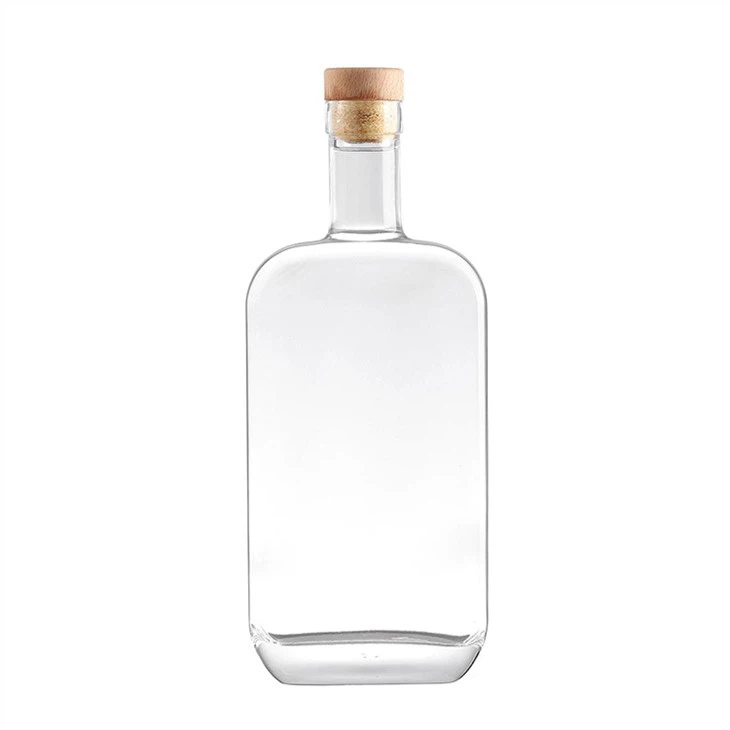Flattened Glass Bottles