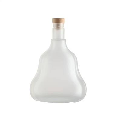 Botellas de licor de vidrio esmerilado de 500 ml