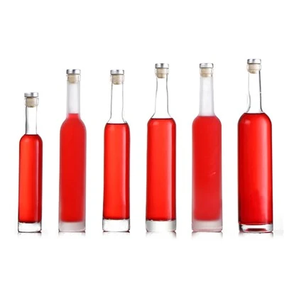 Botellas De Vidrio De Vodka Con Corcho
