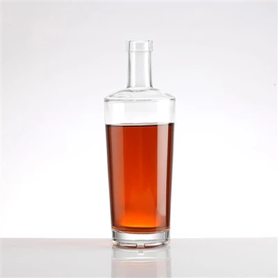Botellas de whisky de vidrio transparente de 1000 ml