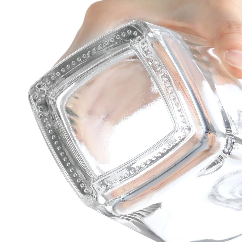 500ml Unique Crystal Glass Vodka Bottle