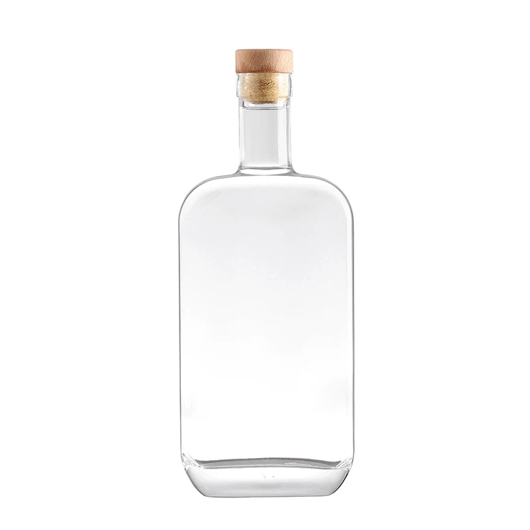 Botellas de whisky con tapón de corcho de calidad alimentaria
