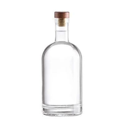 Botellas de licor vacías de 750 ml con tapa de corcho