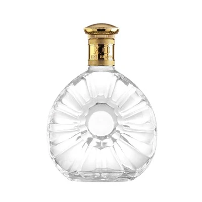 Botella de vidrio XO redonda de 700 ml de gran venta