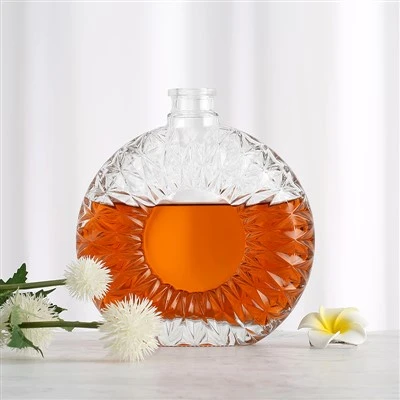 Botella XO de venta caliente de forma redonda